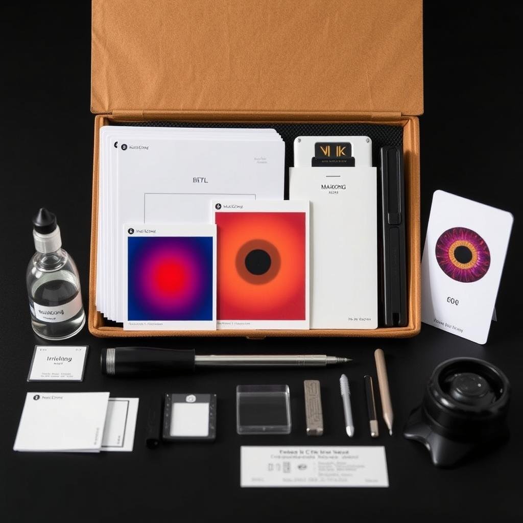 Calibration kit for Maikong iridology camera