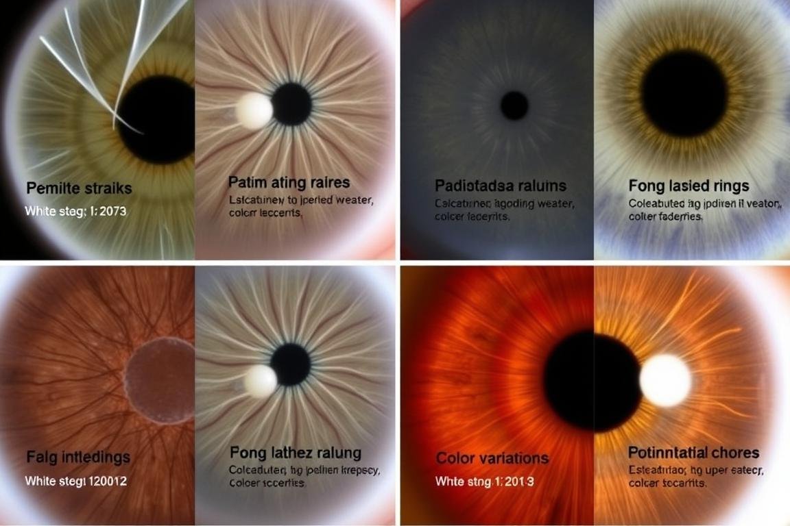 Different iris markings and their meanings in iridology Different iris markings and their meanings in iridology