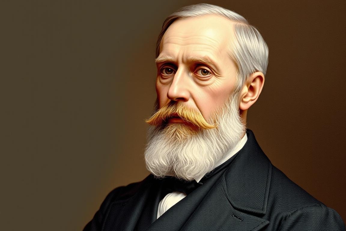 Historical portrait of Dr. Ignaz von Peczely, considered the father of modern iridology