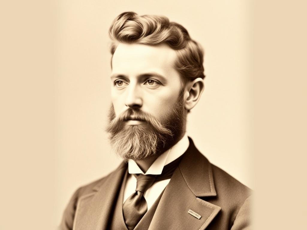 Historical portrait of Ignaz von Peczely, the father of modern iridology iris diagnosis