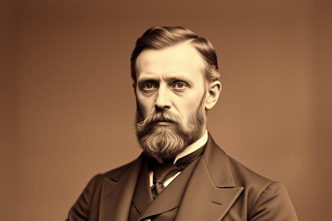 Historical portrait of Ignaz von Peczely, the father of modern iridology