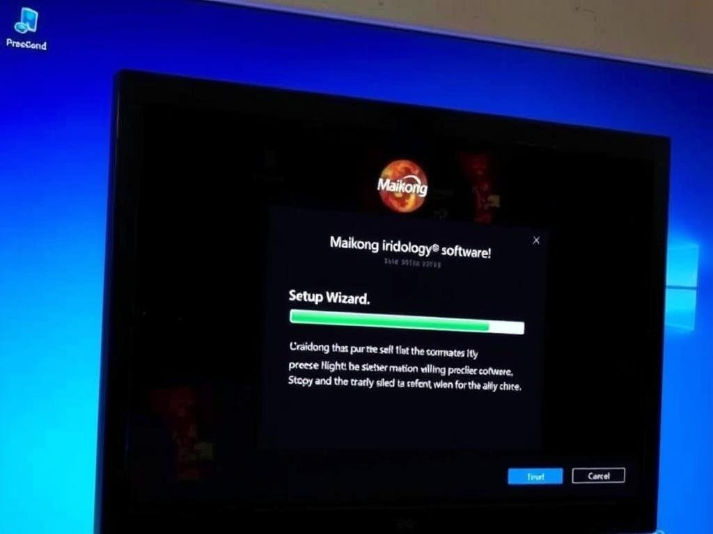 Maikong iridology software installation screen