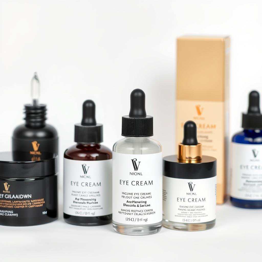 Specialized eye creams for treating eye stress rings