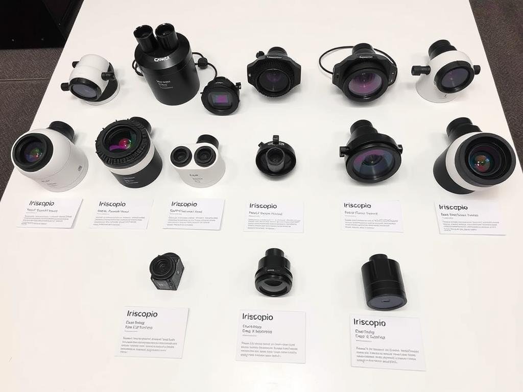 Various Iriscopio models with different technical specifications