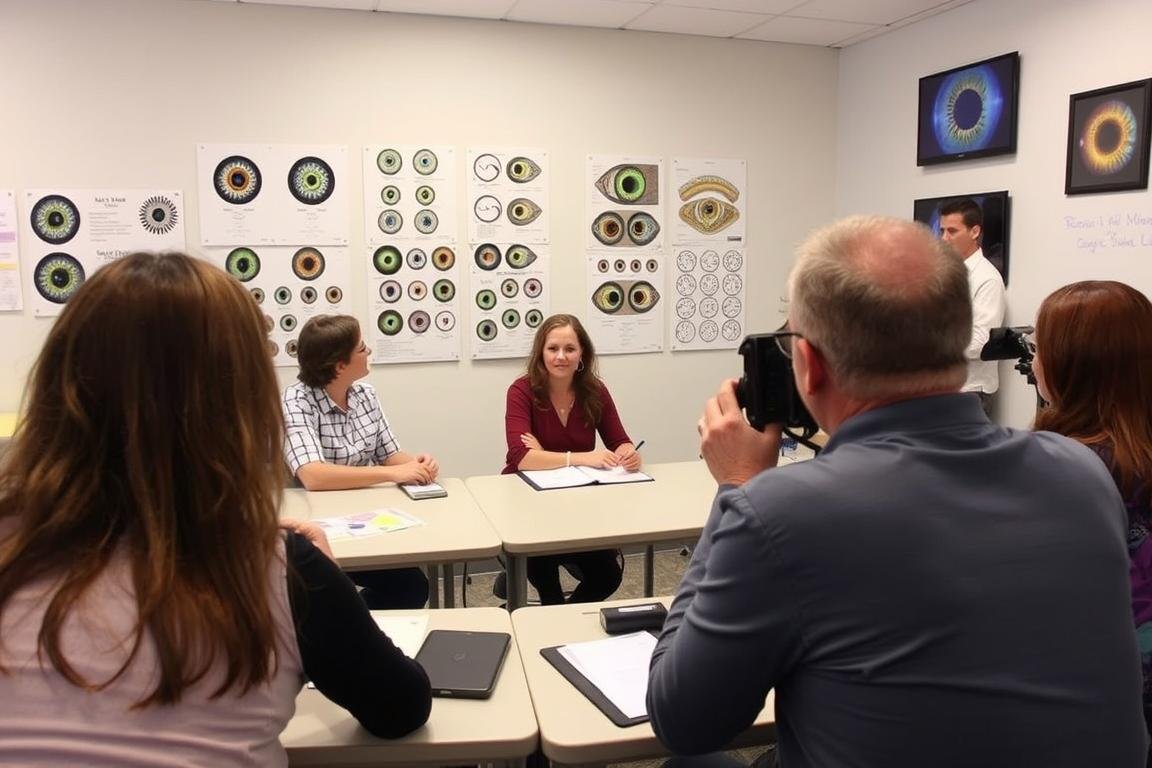 Canadian School of Natural Nutrition iridology certification Canada classroom