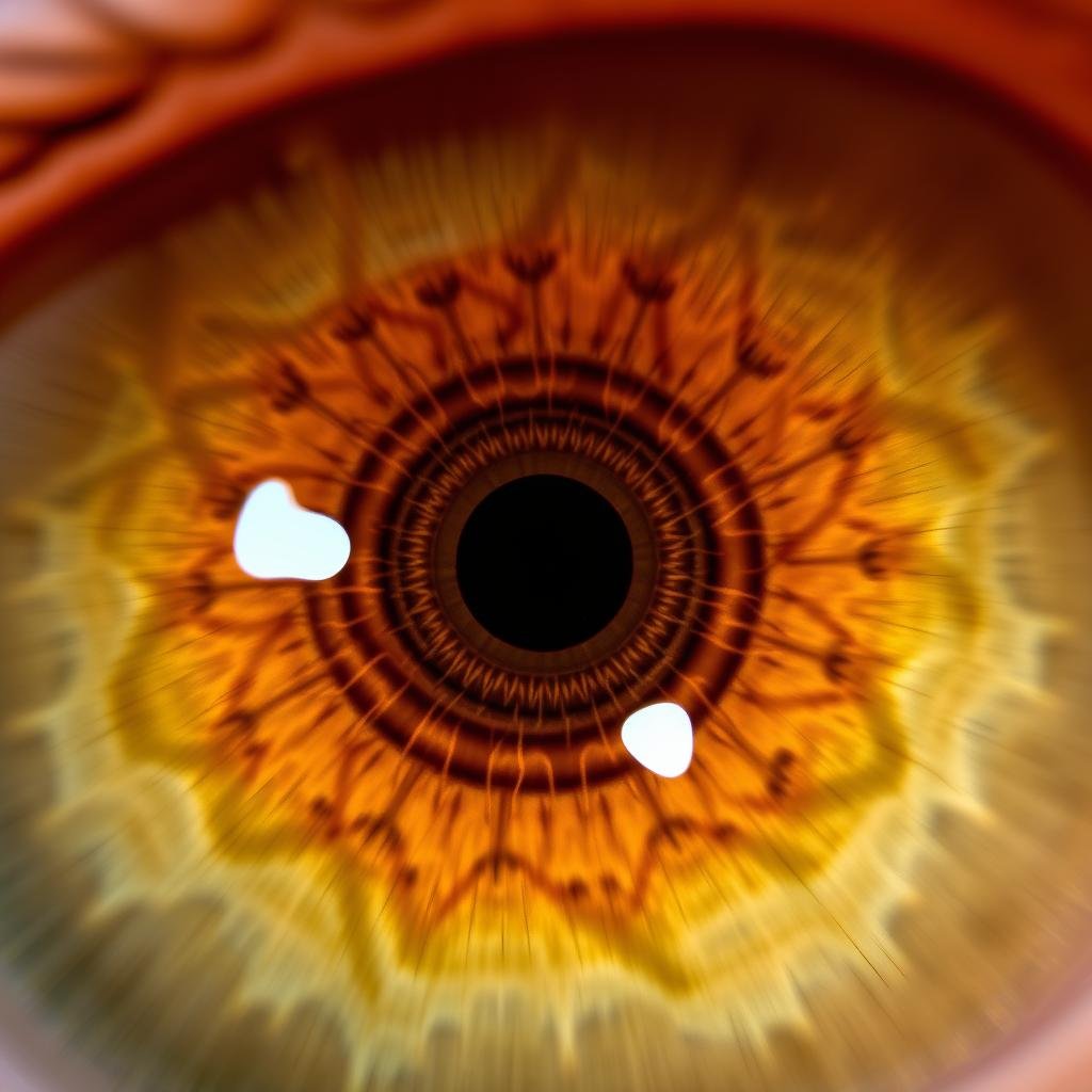 Contraction rings in iris based on Bernard Jensen iridology chart Contraction rings in iris based on Bernard Jensen iridology chart