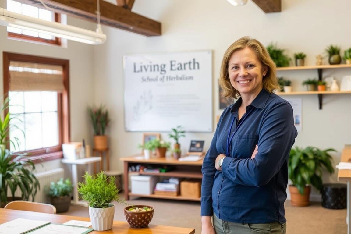 Living Earth School of Herbalism iridology certification Canada program