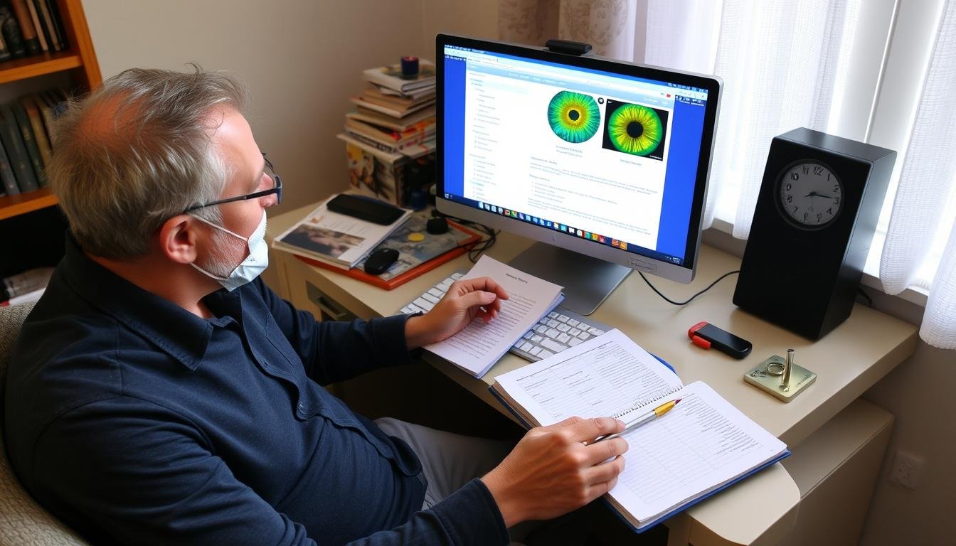 Person making an informed decision about consulting with an iridologist doctor