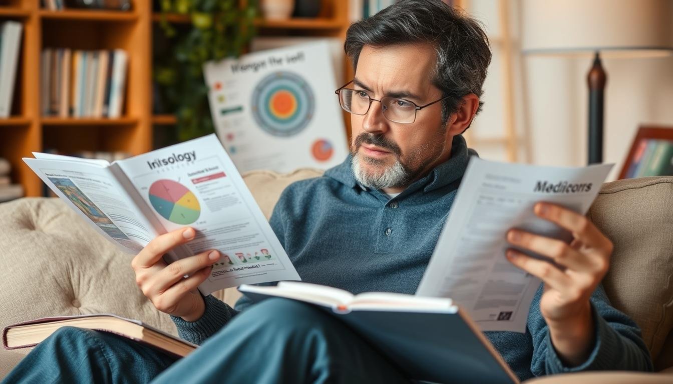 Personne faisant des choix de santé éclairés grâce à des ressources médicales alternatives et conventionnelles Person making informed health choices with both alternative and conventional medical resources