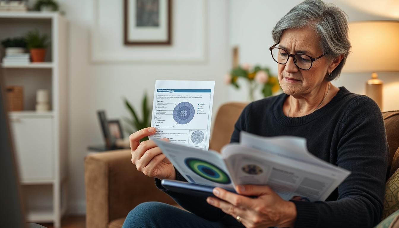 Person making informed health decisions with both iridology and conventional medical information Person making informed health decisions with both iridology and conventional medical information