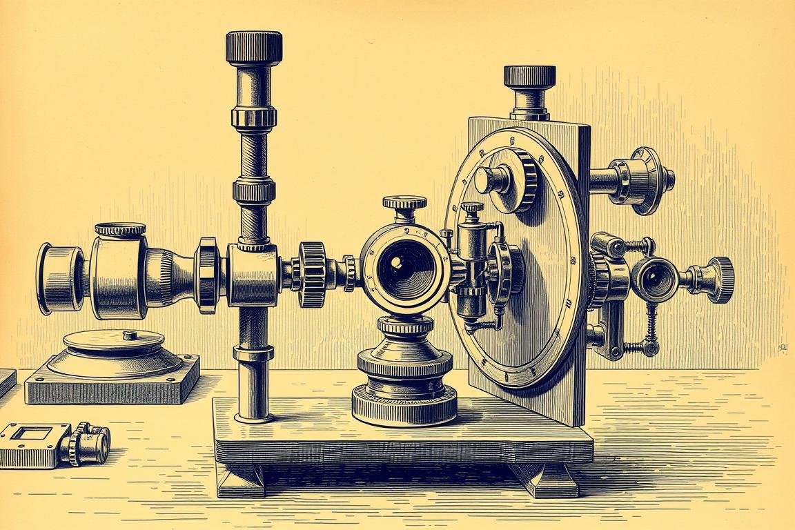 19th century eye movement experiment apparatus