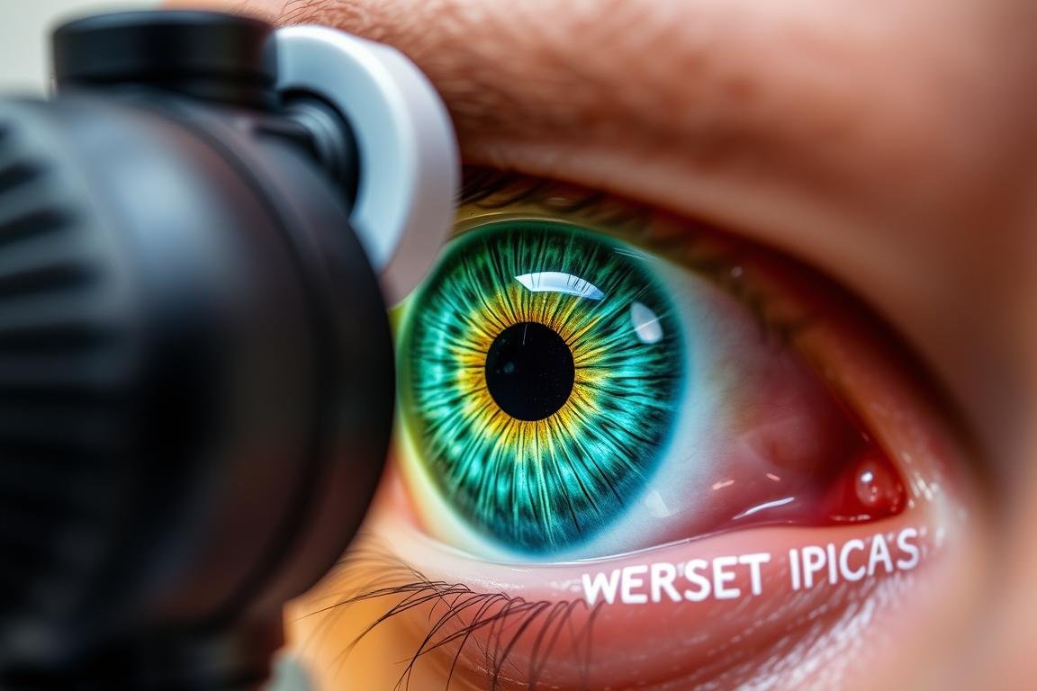 Bernard Jensen iridology examination showing different iris markings Bernard Jensen iridology examination showing different iris markings
