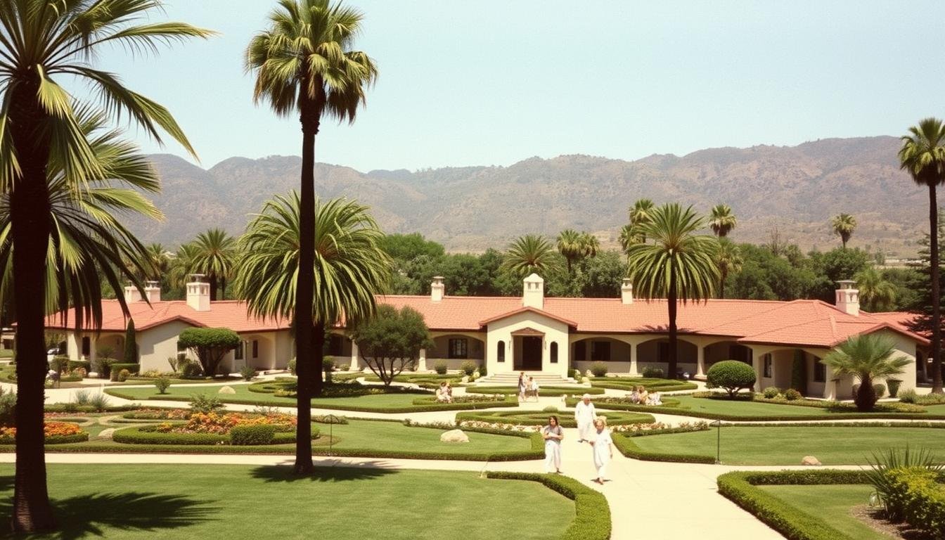 Bernard Jensen's Hidden Valley Health Ranch sanitarium in California Bernard Jensen's Hidden Valley Health Ranch sanitarium in California