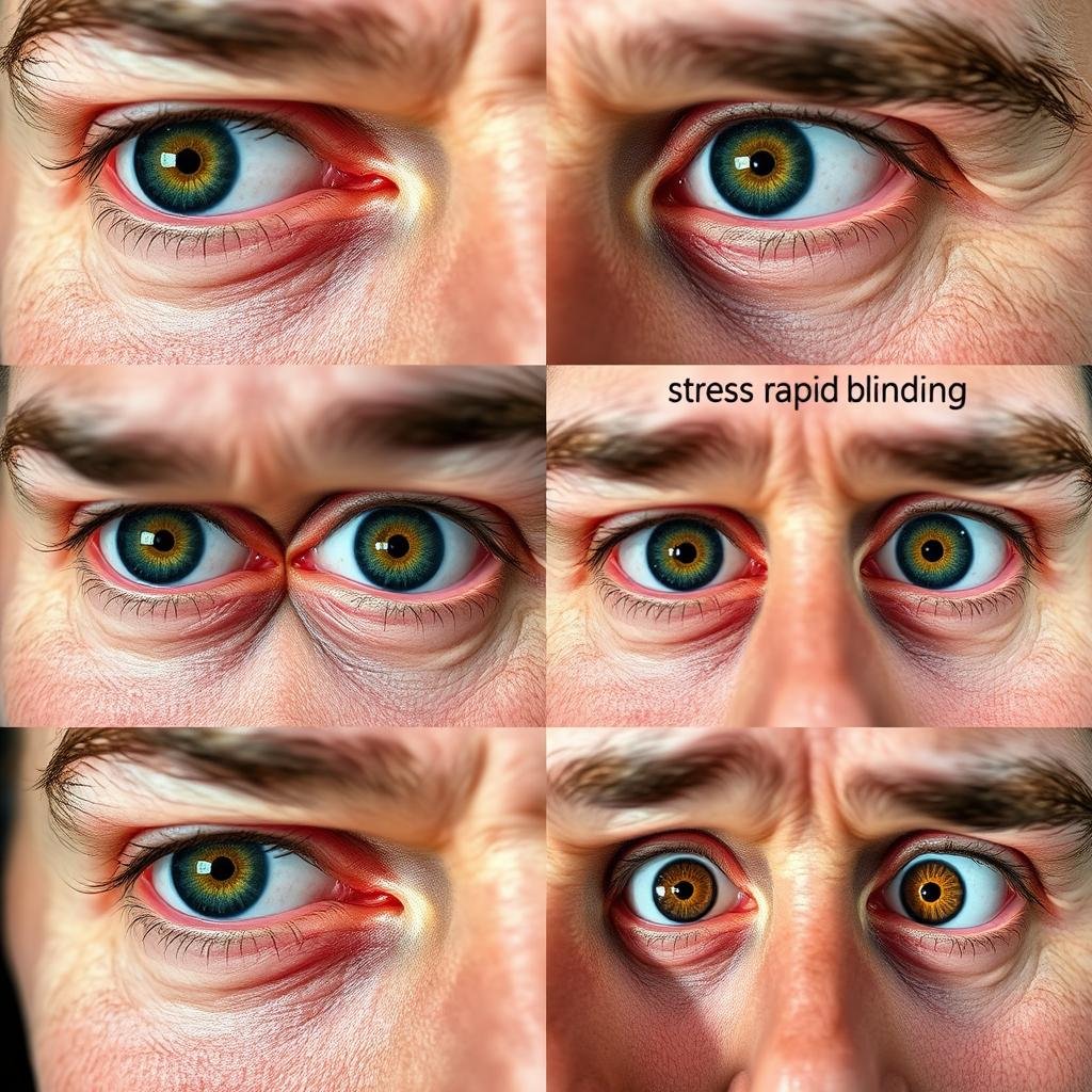 Close-up of eyes showing different emotional expressions