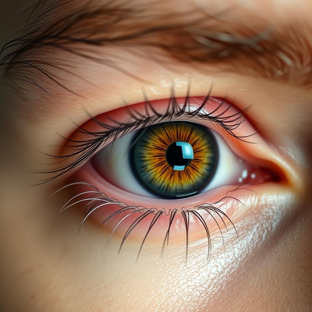 Close-up of human eyes showing pupil dilation and microexpressions