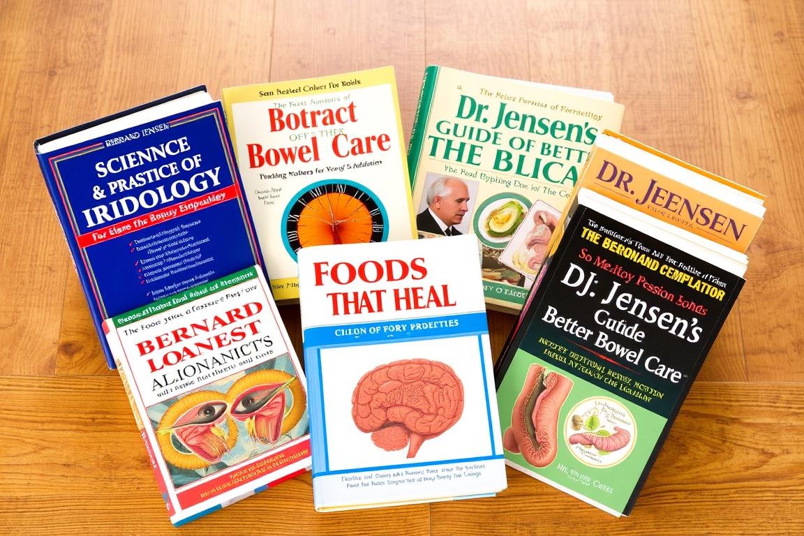Collection of Bernard Jensen's most influential books on iridology and natural health Collection of Bernard Jensen's most influential books on iridology and natural health