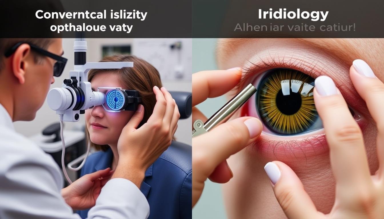 Comparison between conventional medical eye examination and iridology assessment