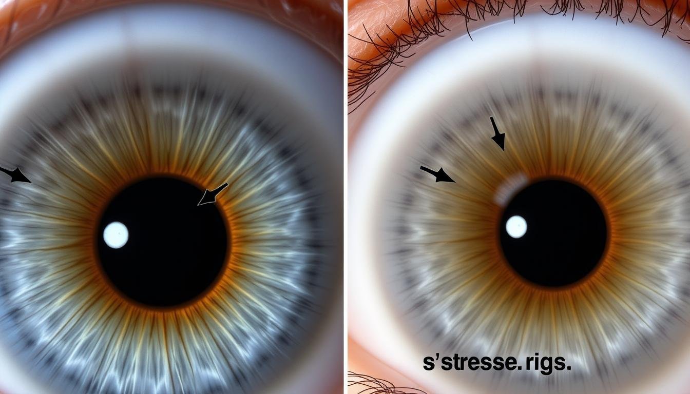 Comparison of different types of stress rings in irises