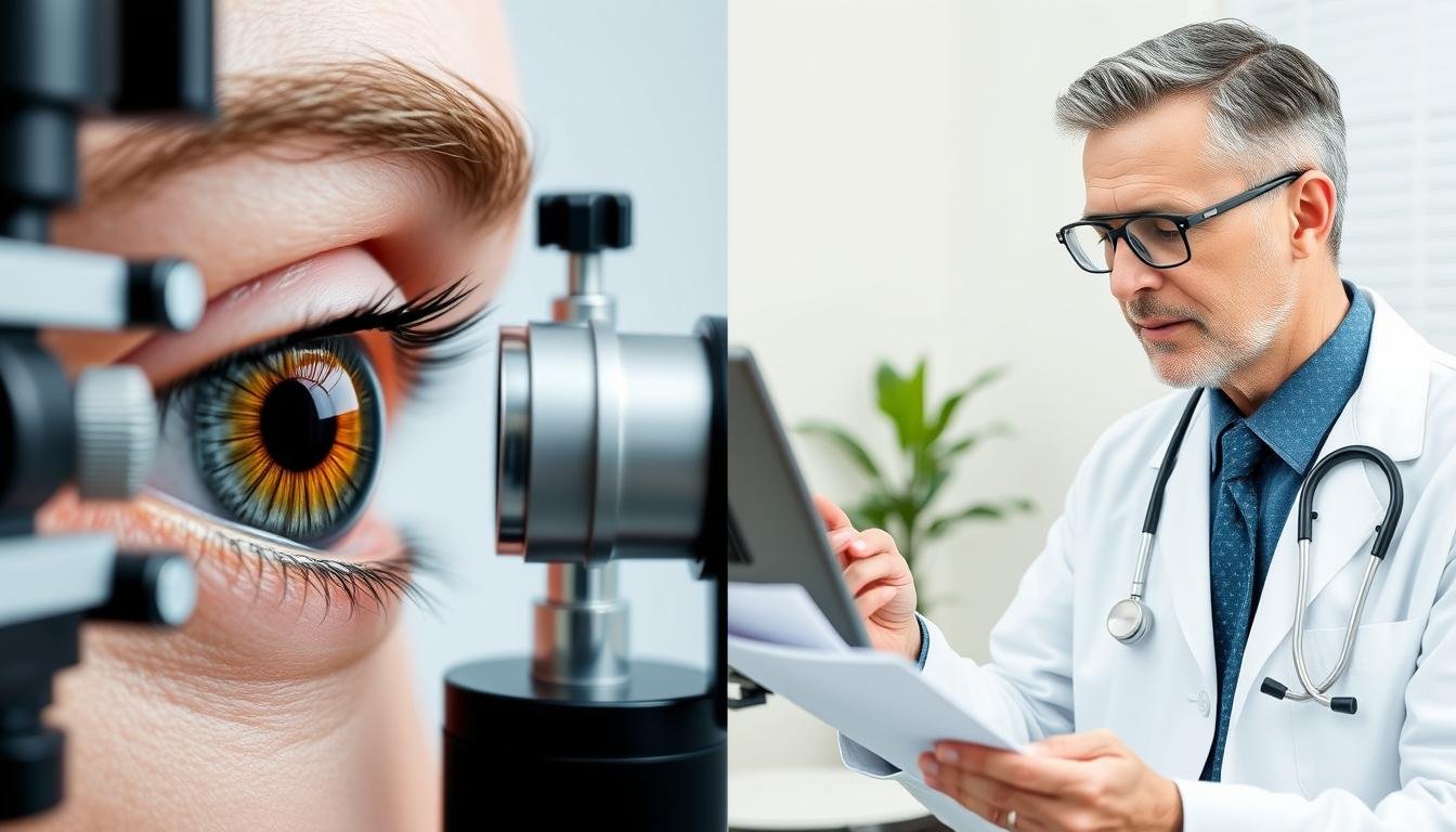 Comparison of eye reading examination and traditional health checkup