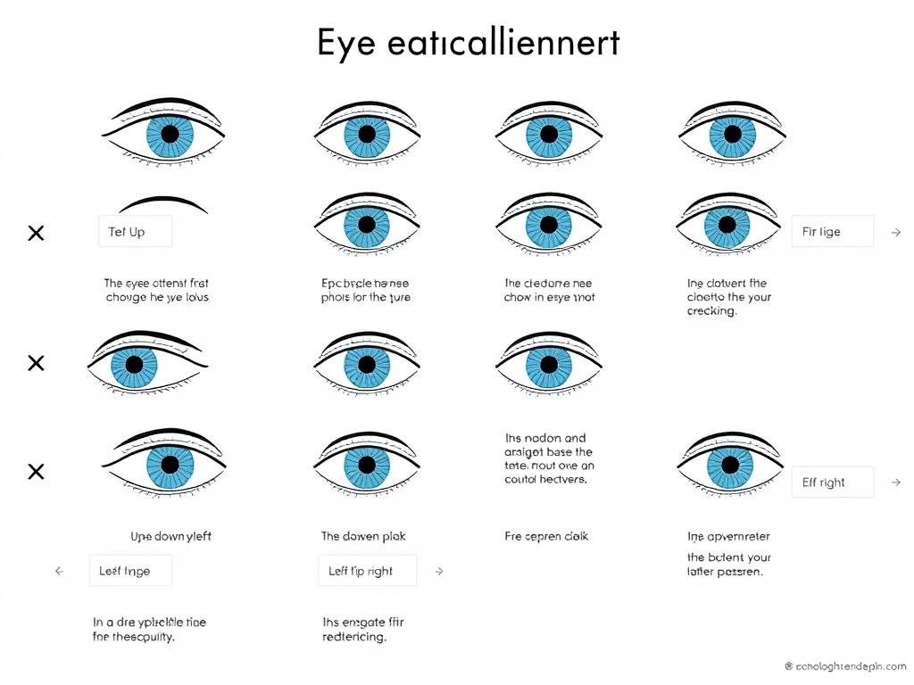 Diagram showing different eye movement patterns and their psychological meanings in Eye Reading