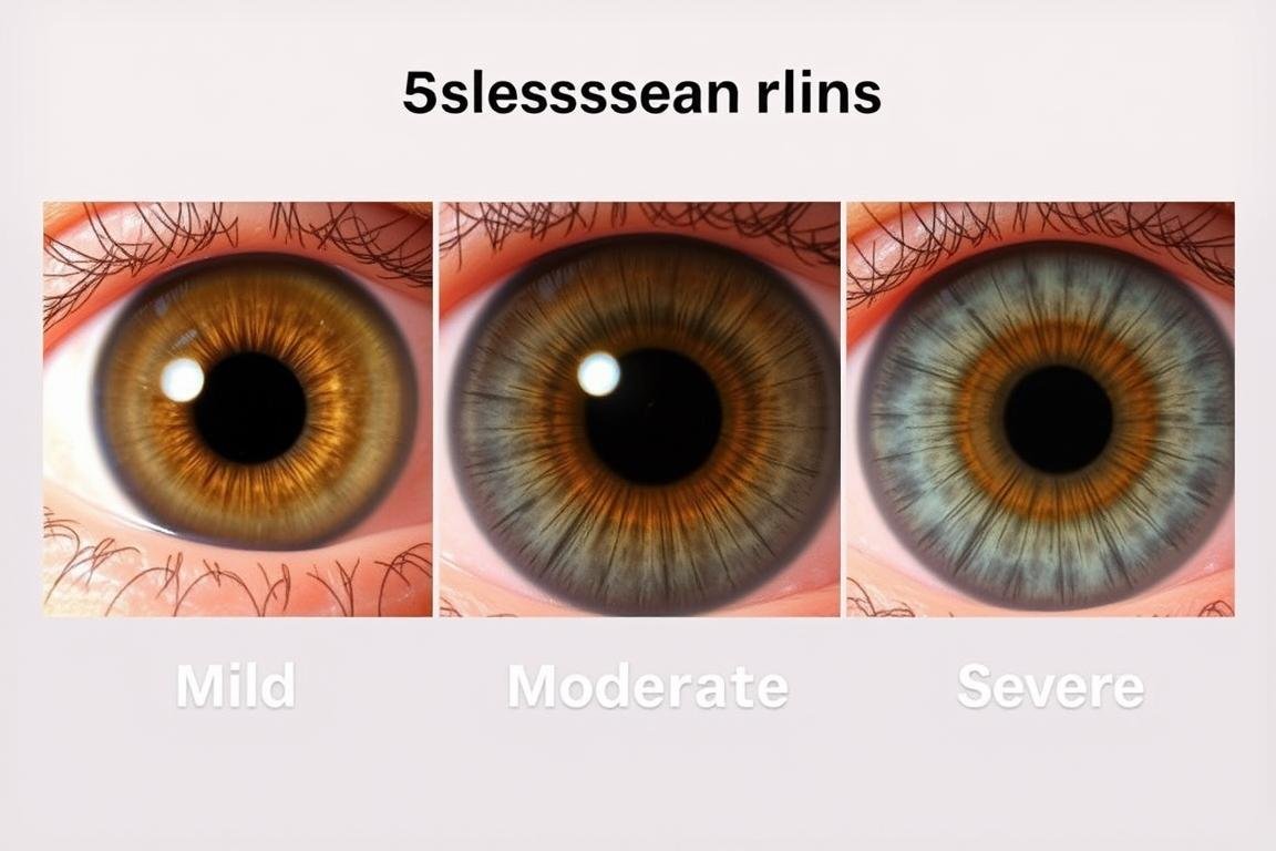 Different levels of stress rings intensity