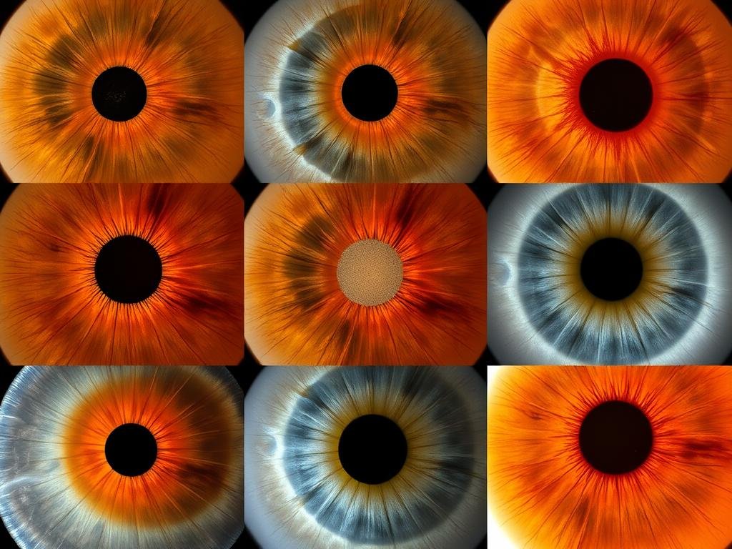 Different types of lacunae in iris and their iridology interpretations