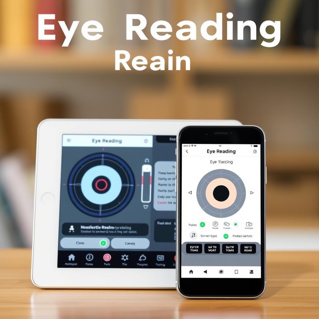 Digital Eye Reading applications on tablet and smartphone