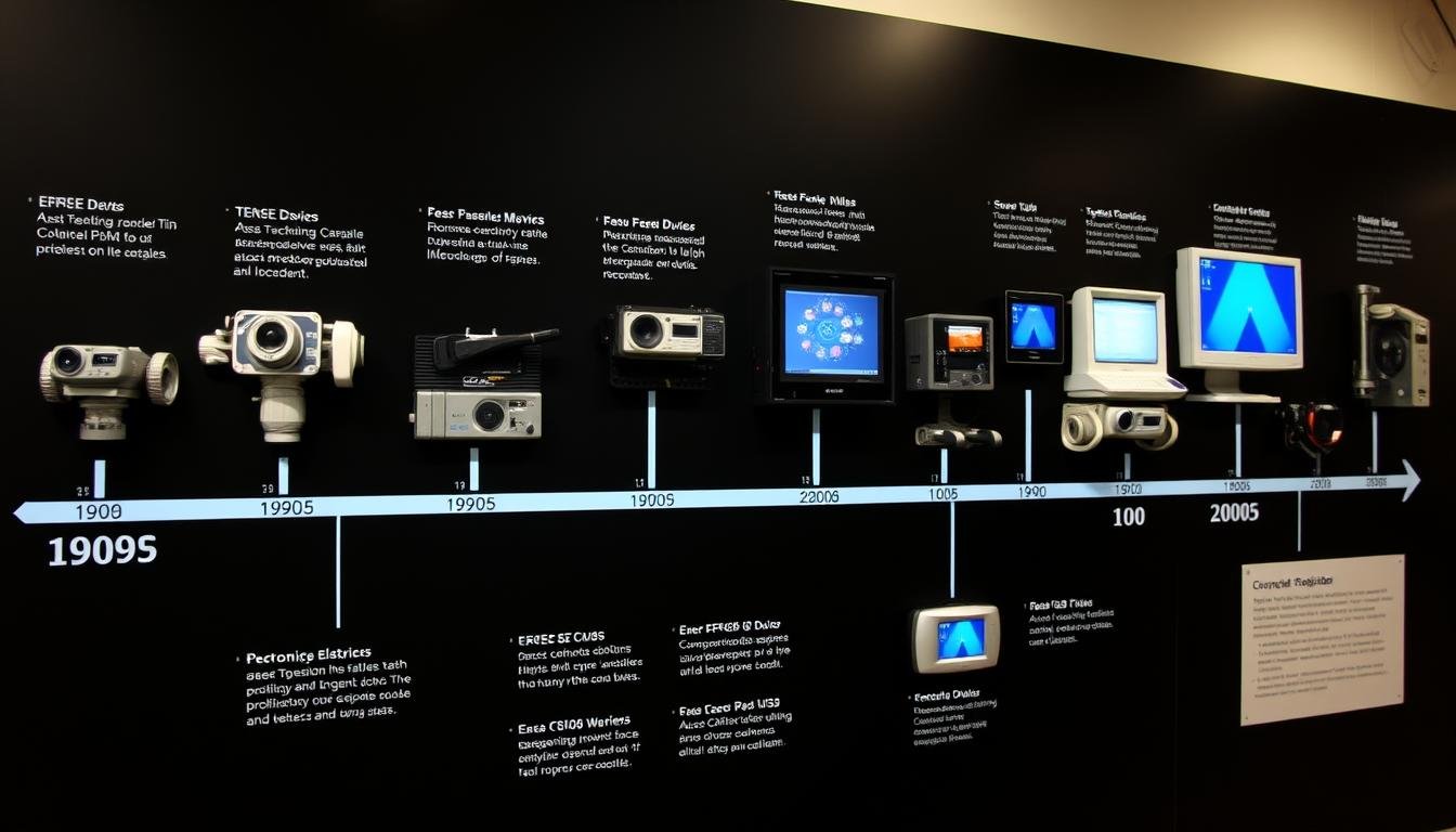 Evolution of eye tracking devices throughout the 20th century