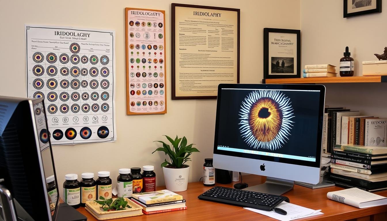 Holistic health practitioner integrating iridology with other health assessment methods