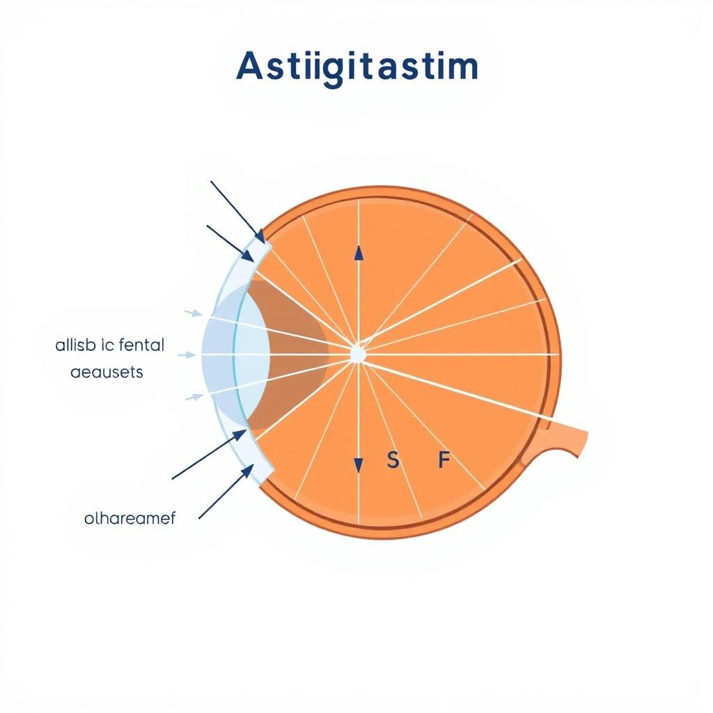 Illustration of astigmatism from the study of eyes