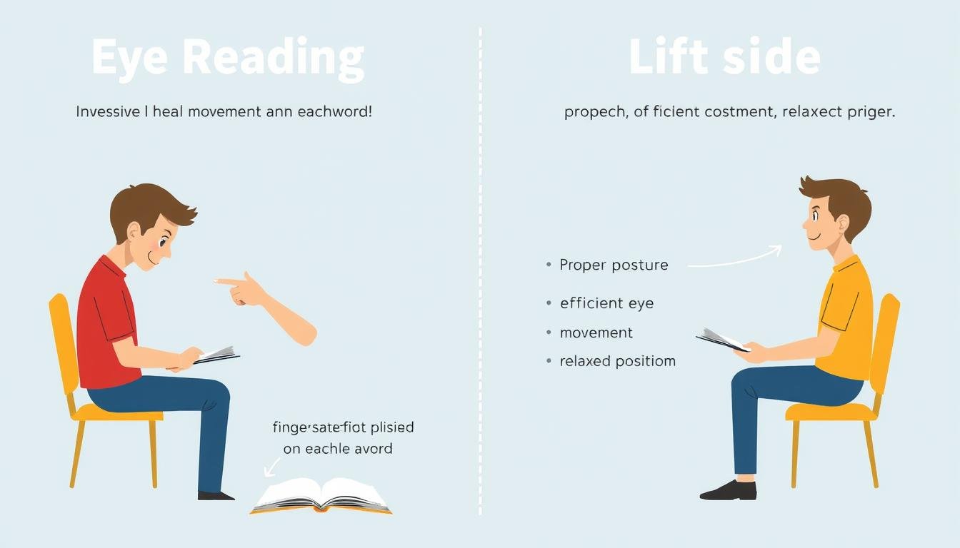 Illustration of common Eye Reading mistakes and corrections