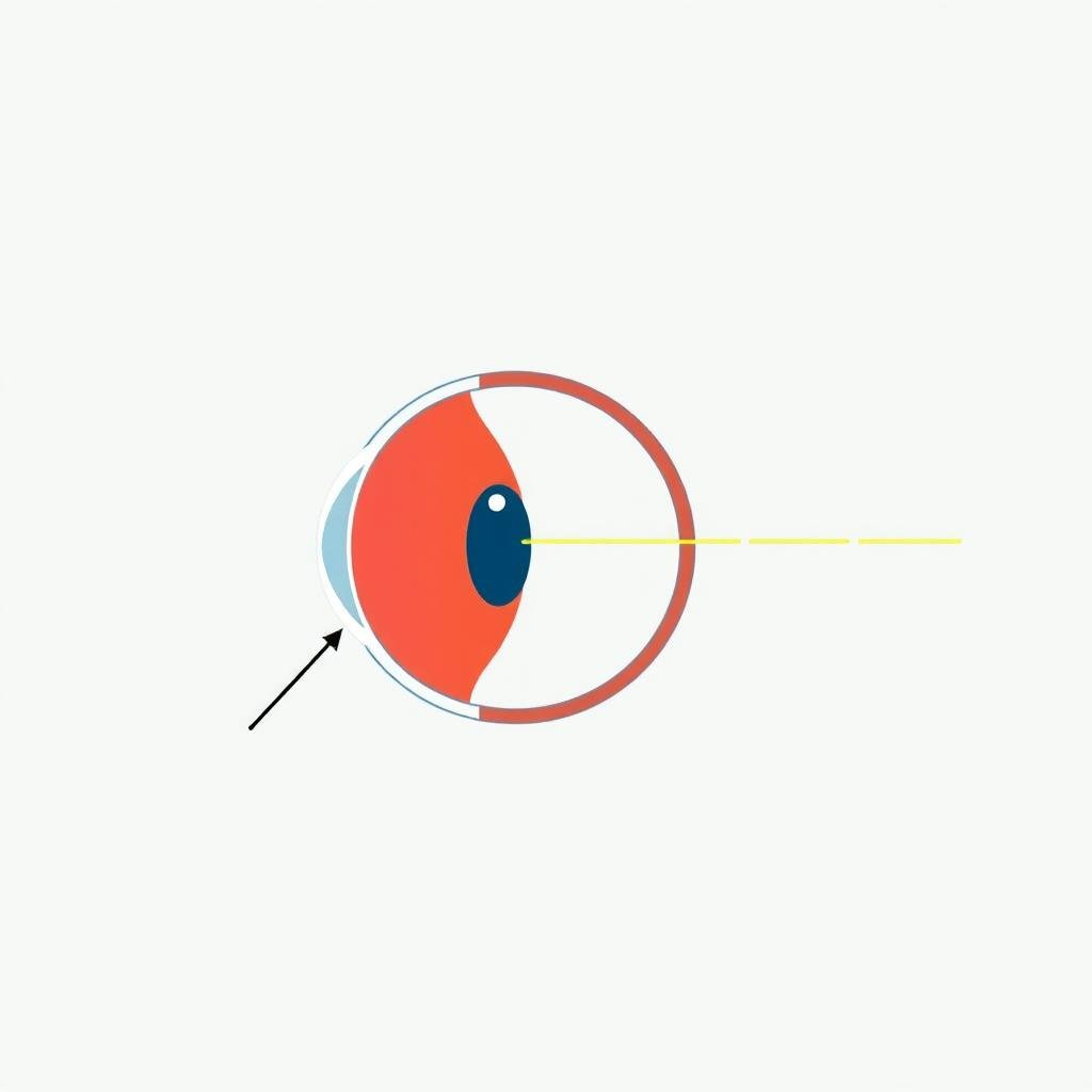 Illustration of myopia from the study of eyes
