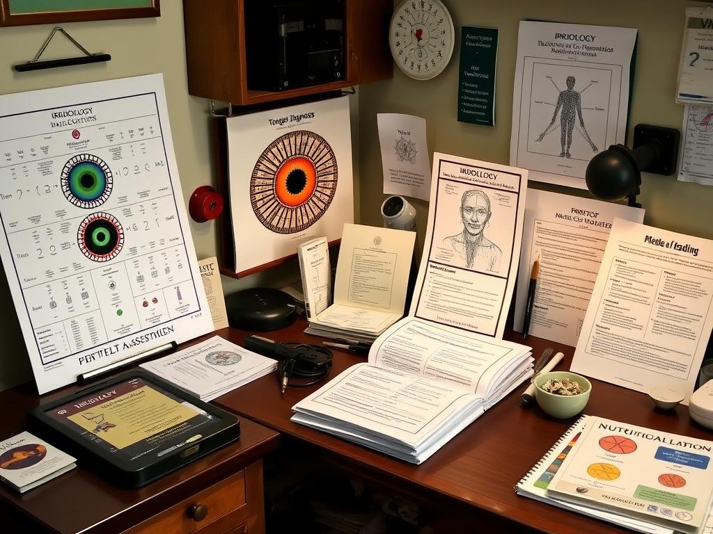 Integrating Left Eye Iridology with other holistic health assessment methods