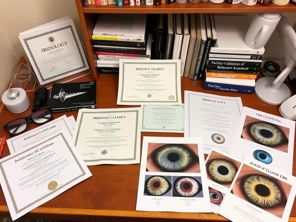 Iridology certification and training materials