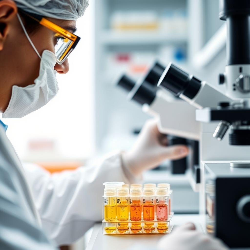 Laboratory research on stem cell therapy for eye conditions