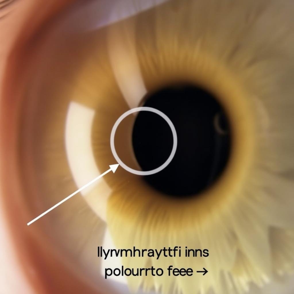 Lymphatic ring in iridology chart