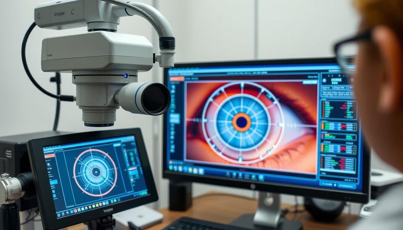Modern digital iridology analysis with computer software