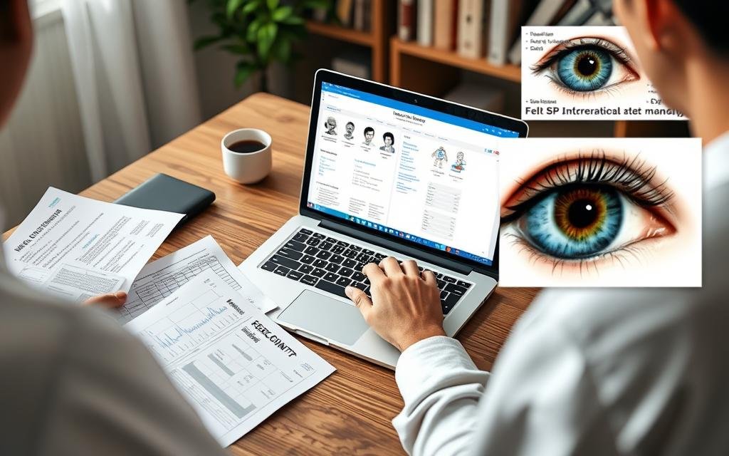 Person making informed health decisions with both traditional and alternative health resources