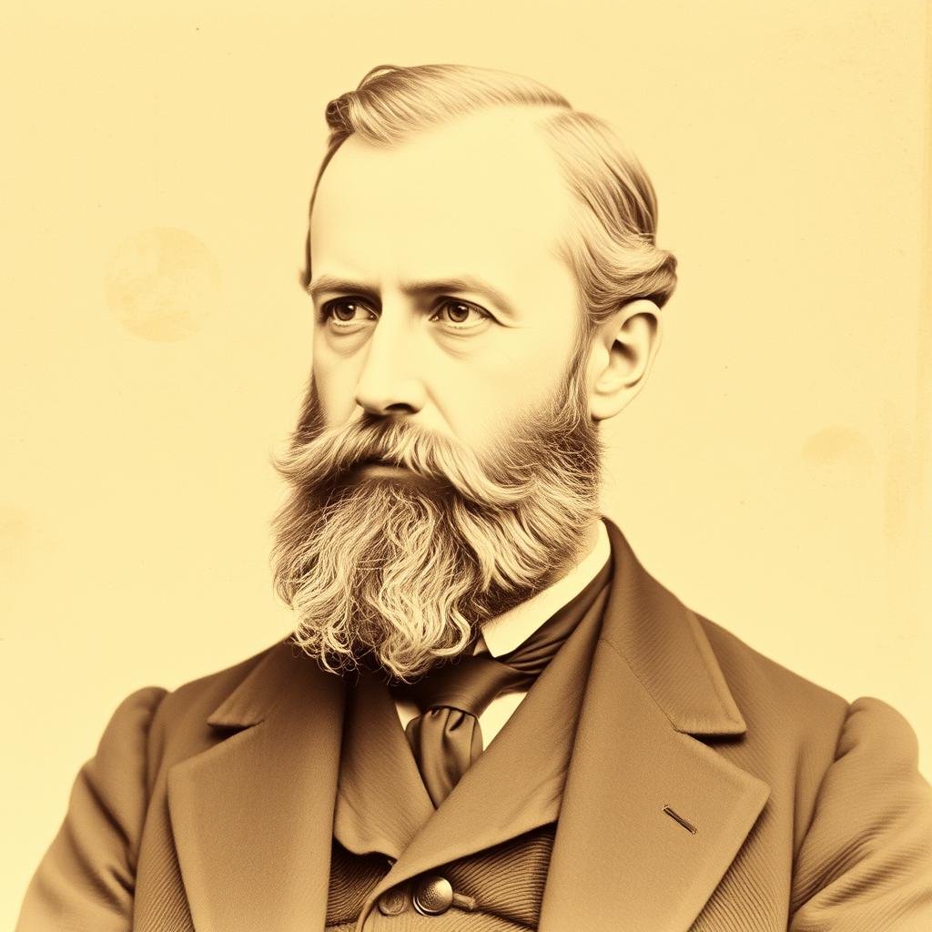 Portrait of Ignaz von Peczely, the Hungarian physician considered the father of modern iridology