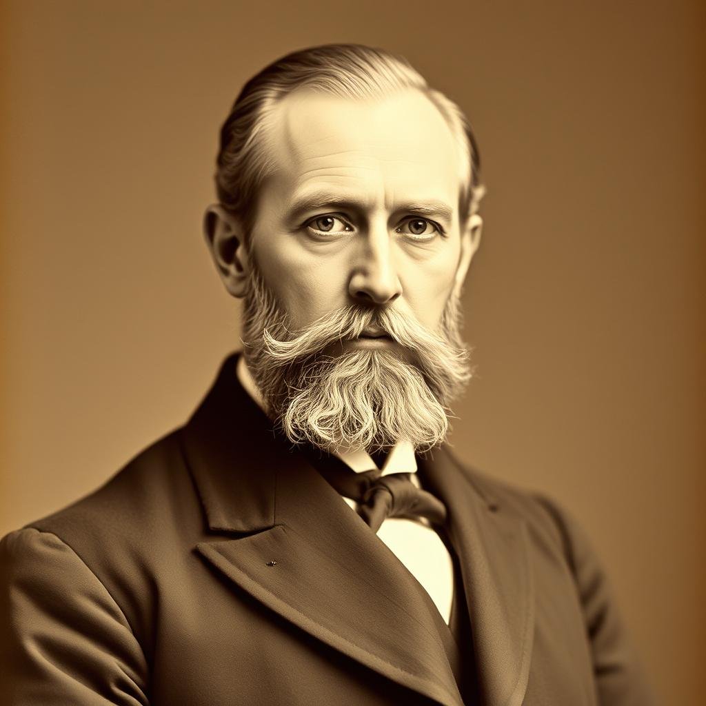 Portrait of Ignaz von Peczely, the founder of modern iridology