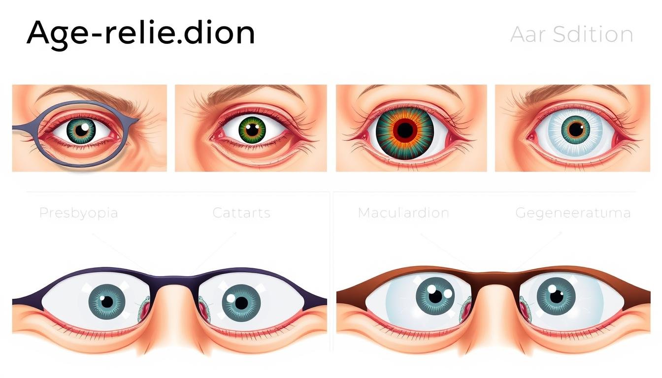 Progression of age-related eye conditions from study of eyes research