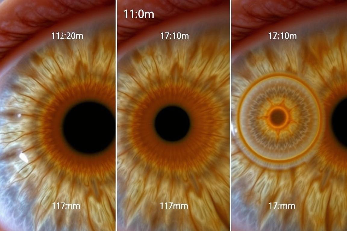 Progression of stress rings over time