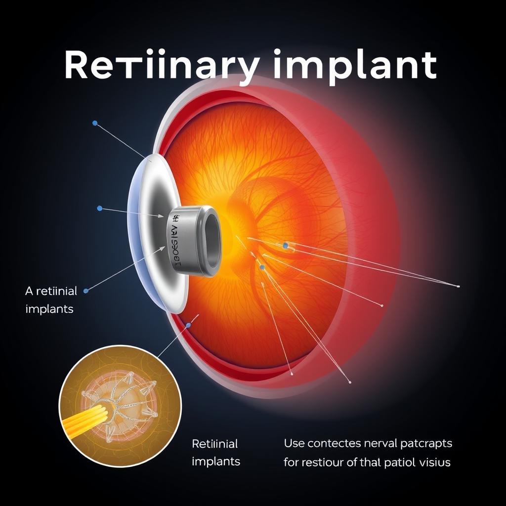 Retinal implant technology restoring partial vision