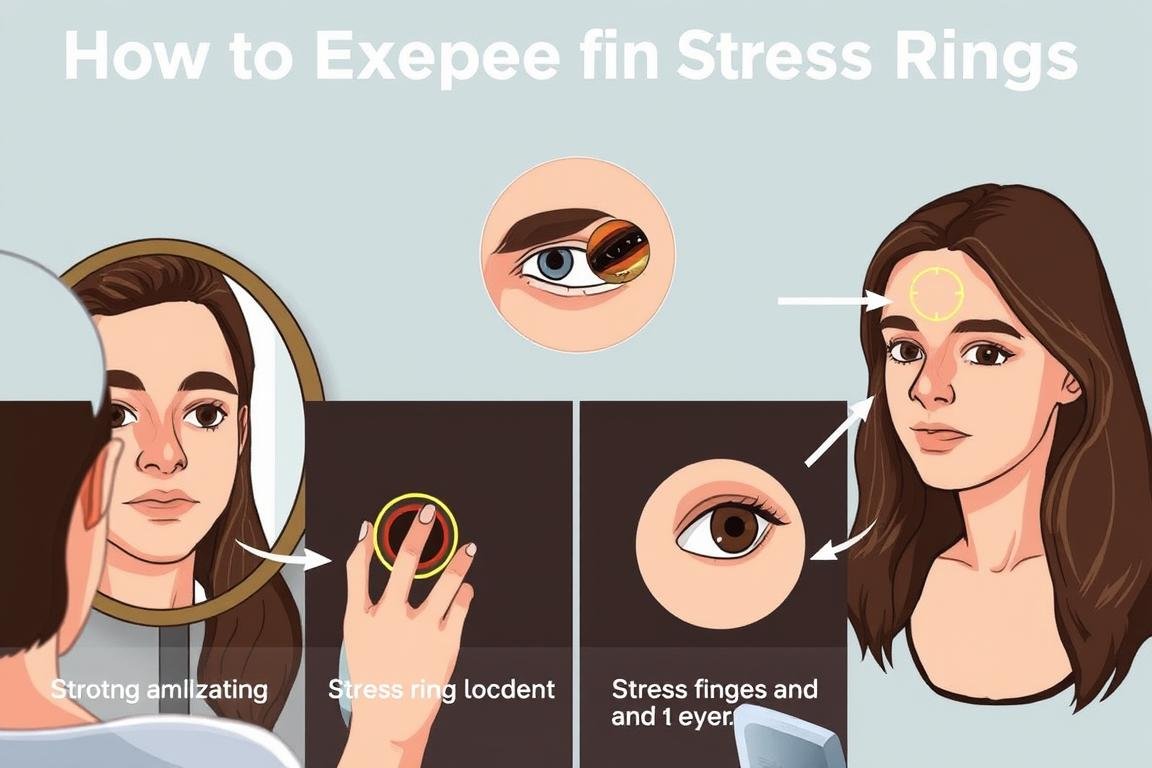 Self-examination technique for identifying stress rings