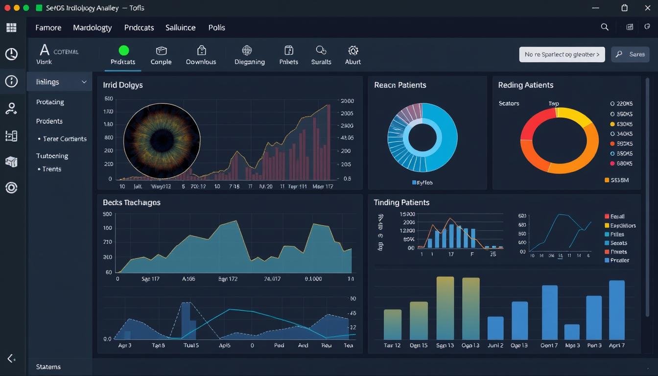 Statistical analysis tools in Iridology Software