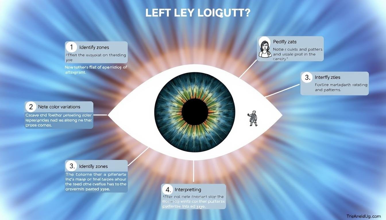 Step-by-step guide to interpreting a Left Eye Iridology Chart