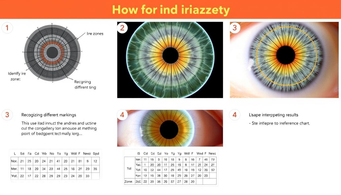 Step-by-step guide to reading an iridology chart
