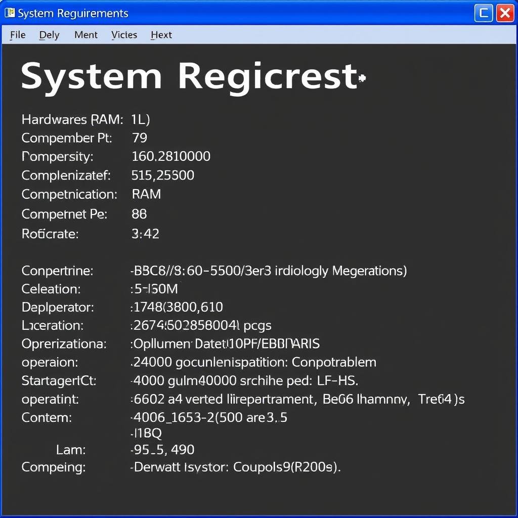 System requirements for Iridology Software