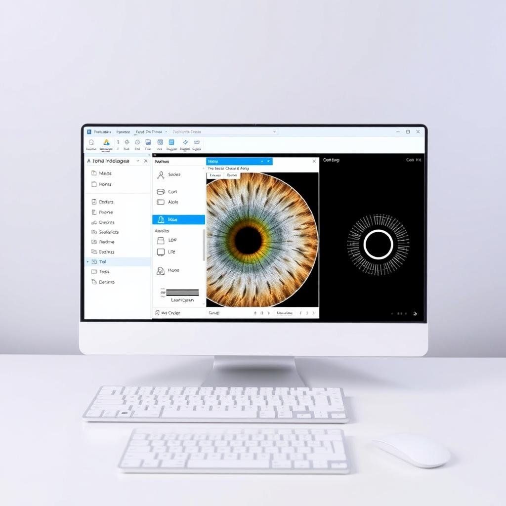 User-friendly interface of Iridology Software