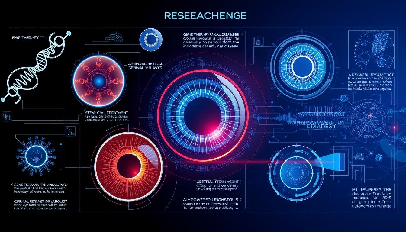 Visualization of cutting-edge eye research technologies